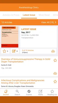 Clinics Review Articles android App screenshot 5